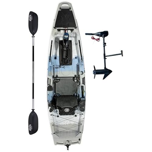 BKC Brooklyn 10.5 Pro Pedal Fishing Kayak, Propeller Drive