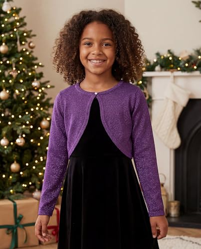 Image of BOLEROSE Girls Sparkle Long Sleeve Bolero