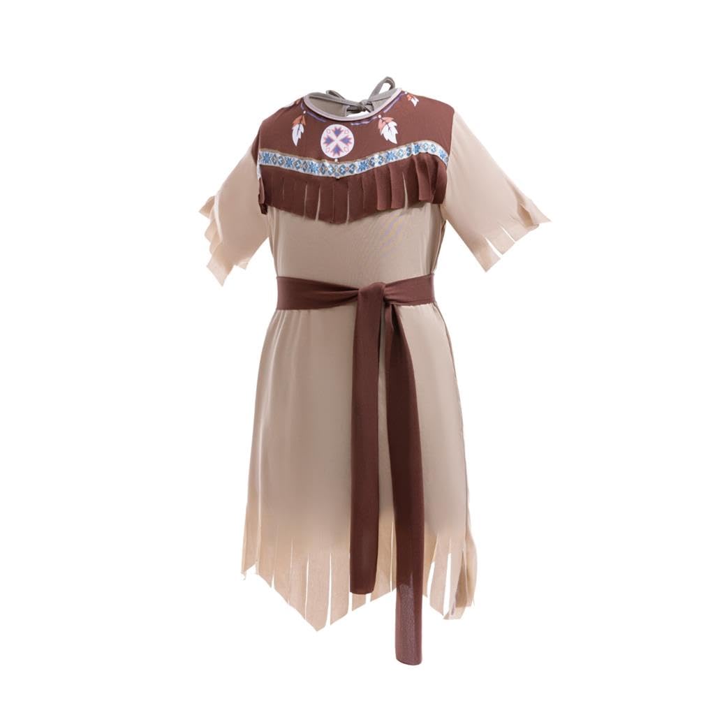 strapless open back dress Princess Pocahontas Costume Dress – Luxury Kids Costume by Teresita Orillac  – Joy Costumes main image 0