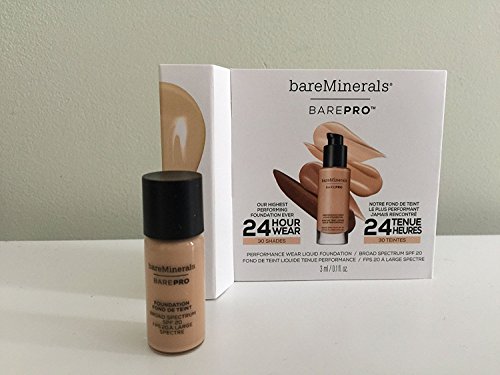 BarePro Performance Wear Liquid Foundation, 11 Natural, Deluxe Mini, 0.1 oz