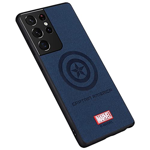 Iron Spider Case For Galaxy S21 Ultra, With Superhero Character, Compatible Samsung S21 Ultra Leather Case Blue For Man & Women #TOP3