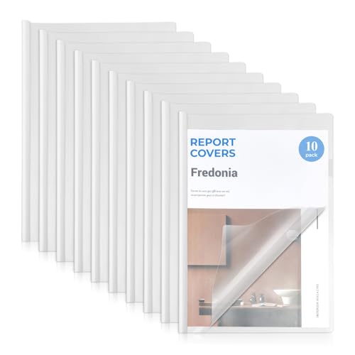 Image of M&G 10 Pack Clear Report Covers with Sliding Bar 5mm