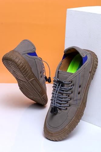 Image of ATHCO Mens Brute Memory Foam Comfort Casual Canvas Sneaker Shoes|Laceup|Slip Resistant|Lightweight|Dailyuse|ExtraSoft