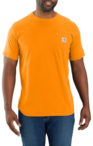 Image of Carhartt Men's Force Relaxed Fit Midweight Short-Sleeve Pocket T-Shirt