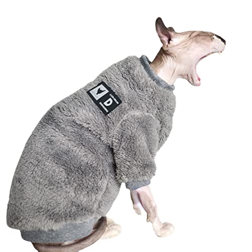 Warm Pet Sweater Sphynx Cat Clothes Fashion Soft...