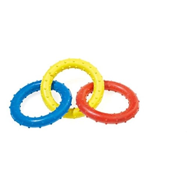 CLASSIC Pet Products - Anillos de Goma Maciza con Granos