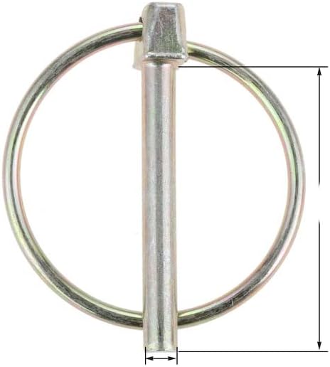 10/5/2Pcs Quick Lock Release Trailer Truck Coupler Safety Pins Bicycle Stroller Cargo Boat Hitch Hook Clip D Shaped Buckle Pins-M10x45mm 2pcs