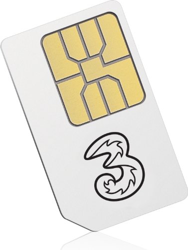 Three PayG Standard Voice SIM Pack for 3G Handsets