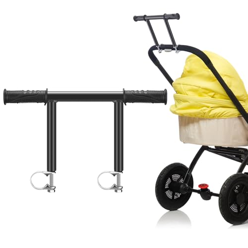 Image of DaisyInner Stroller Handle Extender Universal Stroller Handlebars Extender Metal Extension Bar Stroll in Comfort Extension Armrest for Trolley Pram Baby