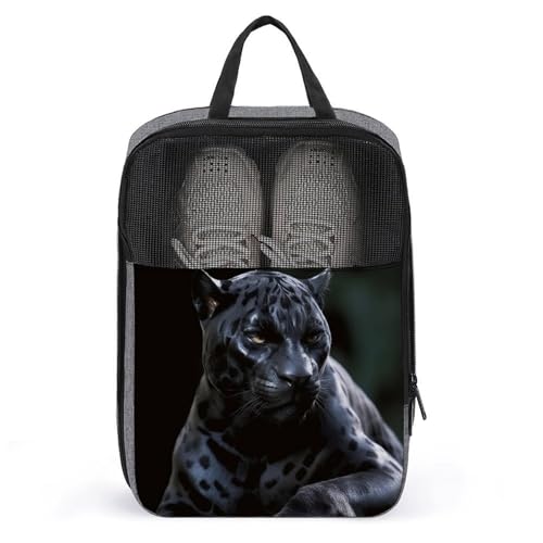 Bolsas de viaje portátil de viaje para zapatos con asa y cremallera