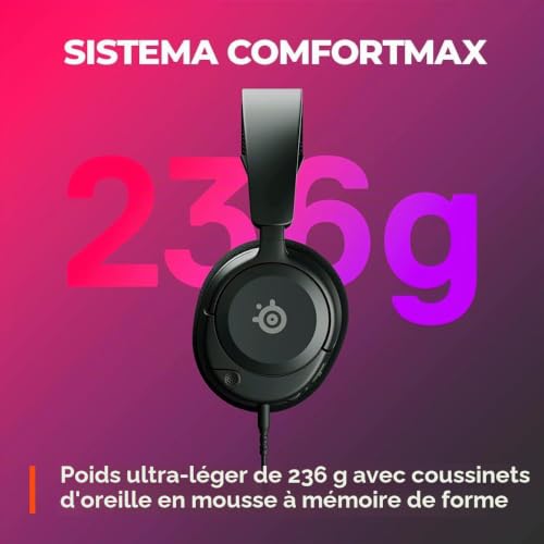 Casque STEELSERIES Arctis Nova 1 Audio spatial 360 Pilotes Hi‑Fi Micro ClearCast Gen2 antibruit - vue 5