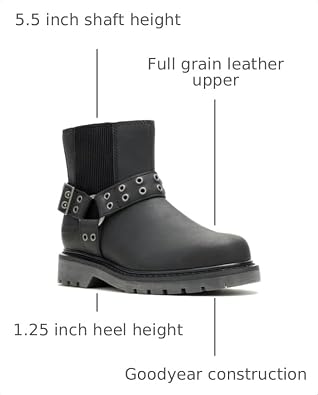 Harley-Davidson Women's Uplift Harness 5.5-Inch Black Fashion Boots D84832