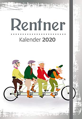 Rentner - Kalender 2020: Taschenkalender mit Lesebändchen und Gummiband ...