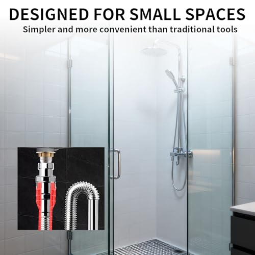 Ferropeak 14-in-1 Multi-Functional Plumbing Wrench, Non-Slip Comfort Grip, Universal Tool for Toilet, Sink, Faucet Installation & Repair, Bathroom & Kitchen Plumbing by Ferropeak - Image 5