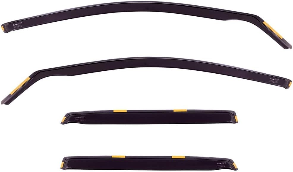 HEKO-17124 Front Rear Wind Deflectors Fits Honda Civic 2001-2005 5-Door Estate (4 Pieces)