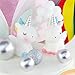 Unicorn Cake Decorations - 2 Pc Set with Unicorn Cake Toppers, Angel Wings & Cupcake Toppers - Perfect for Kids Birthday Parties, Baby Showers & Weddings - Blue & Pink