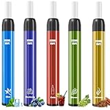 電子タバコ 使い捨て VAPE ベイプ 10,000回吸引可能 5風味セット 爆煙 大容量 持ち運び シーシャ 水蒸気タバコ 禁煙パイポ 禁煙グッズ ビタミン入り ニコチンなし タールなし 紙フィルター付き ECENK VAPE