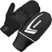 GripGrab Unisex – dla dorosłych Running Thermo wiatroszczelne zimowe rękawiczki do biegania z pełnymi palcami rękawiczki zimowe do biegania i codziennego biegania, czarne, S