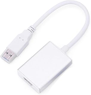 Leapiture USB 3.0 to HDMI Converter Cable, Display Graphic Adapter Converter Cable Adapter Practicality for PC HD 1080P (White)