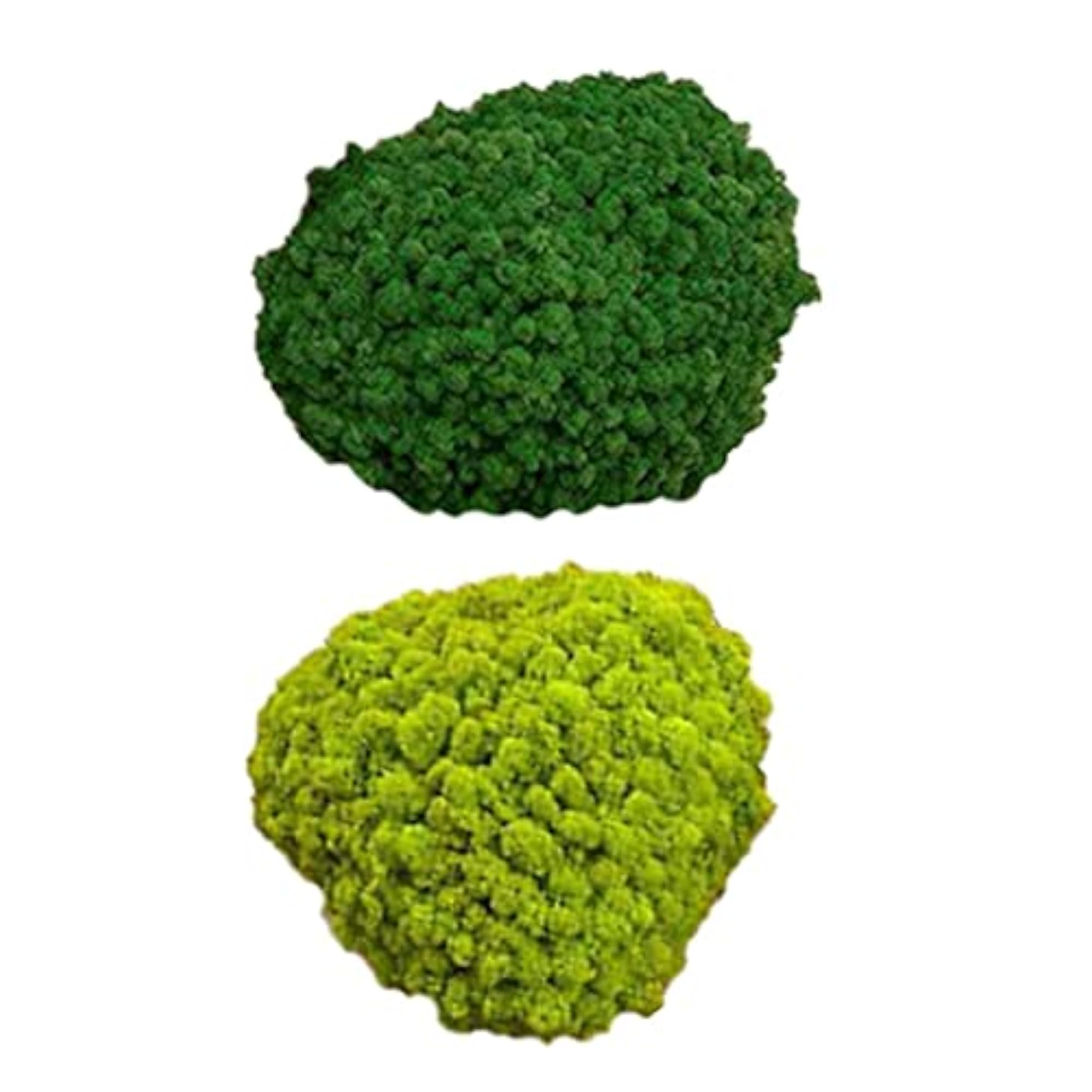 Simulation Moss Balls Stone DIY Garden Plant Decor, 2pcs 25g