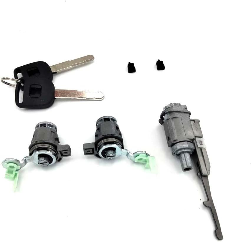 Ignition Switch & Door Lock Cylinders with Keys for Honda Civic 03-05 CR-V 05-06