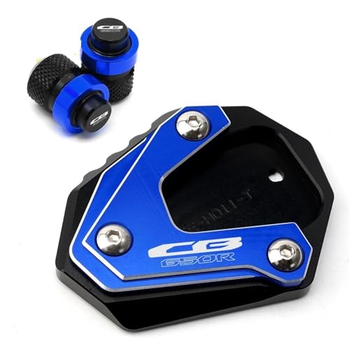 Bouchons de valve gratuits et élargisseur béquille latérale CBR650R CB650R contre la chute moto