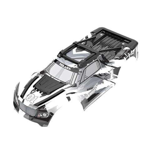 Image of Mirana Spectre 4WD Accessories Compatible only with The Spectre 4WD Hobby Grade RC Car Toy Spectre Top (1 Piece - Silver)