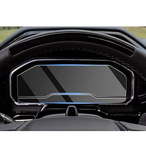 Image of CDEFG 2022-2025 2026 Silverado Screen Protector for 2022-2025 2026 Chevy Silverado Pickup Truck Instrument Cluster Screen Protector Screen Cover Tempered Glass 2022-2026 Silverado Truck Accessories