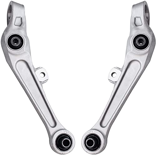 Image of Detroit Axle - 4pc Front End Control Arms Kit for 2003-2004 Infiniti G35 Nissan 350Z, Lower Forward & Rearward Control Arms w /Ball Joints Replacement