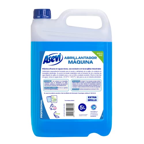 Asevi Abrillantador para Lavavajillas Industriales -