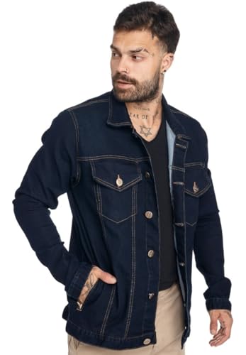 Jaqueta Jeans HNO Jeans Premium Azul Escuro
