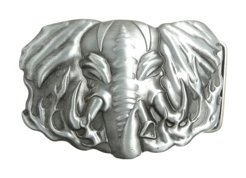 Elephant Lighter Holder Belt Buckle