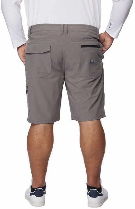 Mens Curl Hybrid Shorts, Charcoal Gray, 38