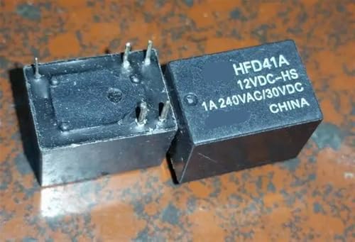 Relais HFD41A 12VDC-HS 5 broches 12V pour circuits électroniques - 2