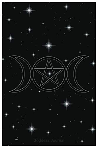 Triple Moon Goddess Journal: A Witches Blank Lined Notebook, Spellbook, Grimoire, Wiccan Journal or Diary