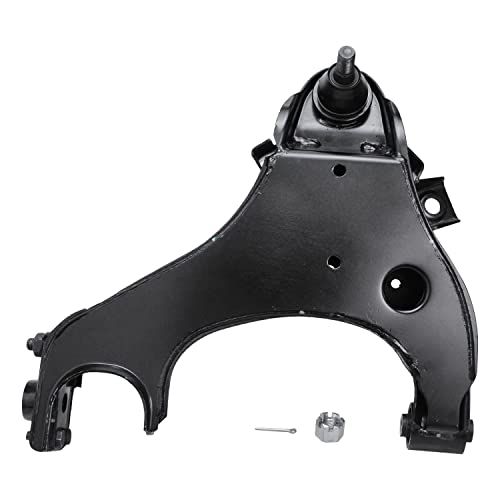Image of Detroit Axle - 4pc Front End Control Arms for 00-04 Nissan Xterra Frontier, 4 Upper & Lower Control Arms Assembly 2000 2001 2002 2003 2004 Replacement