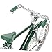 Abaodam Scale Alloy Retro Bike Model Asian Green Sturdy Simulated Bicycle Sculpture for Home Office Decor Lightweight DIY Vintage Bike Ornament Cognitive Learning