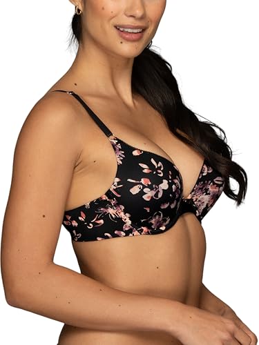 Image of Vanity Fair Women's Ego Boost Push Up Bra, Adds Up to One Full Cup Size, Underwire Push Up Bras for Women