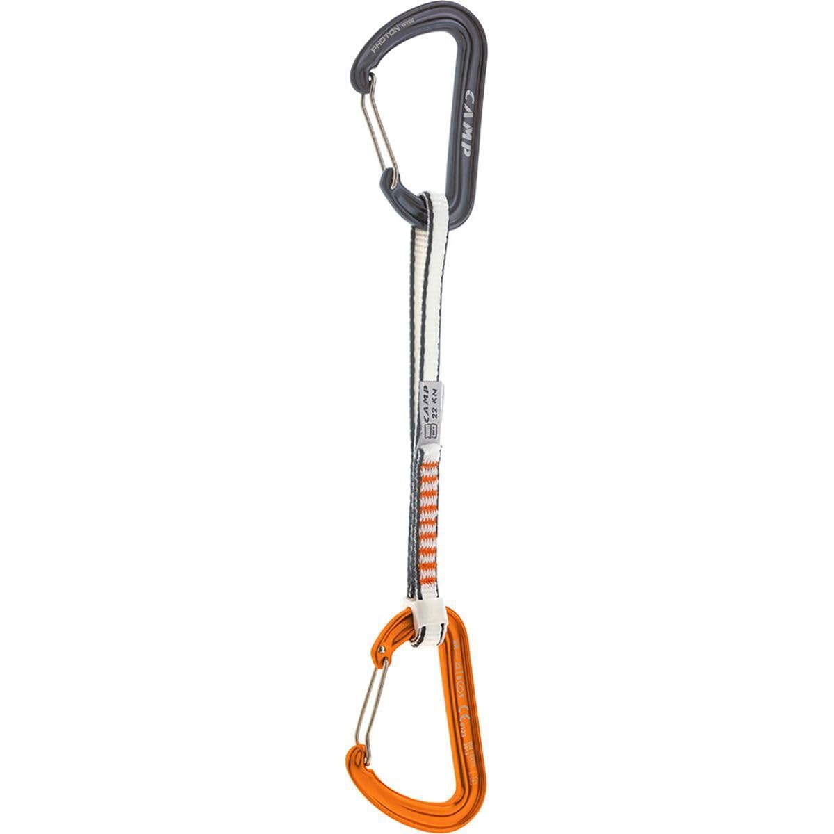CAMP Photon Wire Express KS Dyneema - Grey/White/Orange - 18cm