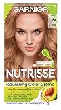 Garnier Hair Color Nutrisse Nourishing Hair Color Creme, Apricot Jam 84, Medium Warm Blonde, 1 Count