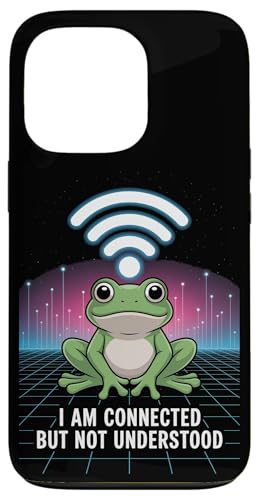 Connected But Not Understood ? Absurd Frog WiFi Vaporwave �X�}�z�P�[�X iPhone 13 Pro �p