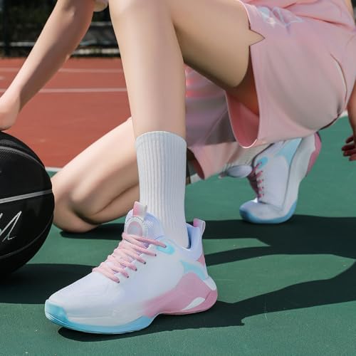 Image of Beita Basketball Shoes for Women Fashion Sneakers Sport Shoes Anti Slip Breathable Tennis Shoes Volleyball Shoes Pickleball Shoes Running Shoes Rubber Sole Indoor Outdoor Court Light Weight Wide