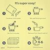 LEVO II+ Infuser & Gummy Mixer Bundle Infused Gummy Making Kit with Candy Molds, Cherry Gummy Mix, Strawberry Lemonade Gummy Mix - Midnight Blue