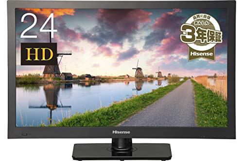 ハイセンス 24V型 液晶 テレビ HJ24K3121 ハイビジョン 外付けHDD裏番組録画対応 メーカー3年保証 2017年モデル
