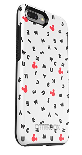 Otterbox Symmetry Series Disney Classics Case For Iphone 8 Plus & Iphone 7 Plus (Only) - Retail Packaging - Mickey Scramble (White/Black/Mickey Letter) #TOP1