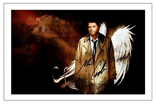 Bild: Misha Collins Castiel Supernatural signierter Fotodruck, 30,5 x 20,3 cm, mit vorgedruckter Signatur, Autogramm, Geschenk, vollfarbig fr 9,99 EUR bei amazon.de