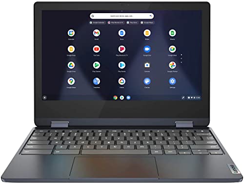 Lenovo-Chromebook-Flex-3-2-in-1-116-HD-Touchscreen-Laptop-MediaTek-MT8183-4GB-RAM-128GB-Storage64GB-eMMCMTC-64GB-Flash-Memory-360-flip-and-fold-Chrome-OS-Abyss-Blue-with-MTC-SD-Card