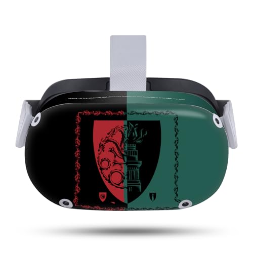 Head Case Designs Officially Licensed House of The Dragon: Television Series Targaryen and Hightower Sigils and Characters Vinyl Sticker Skin Decal Cover Compatible with Meta Quest 2