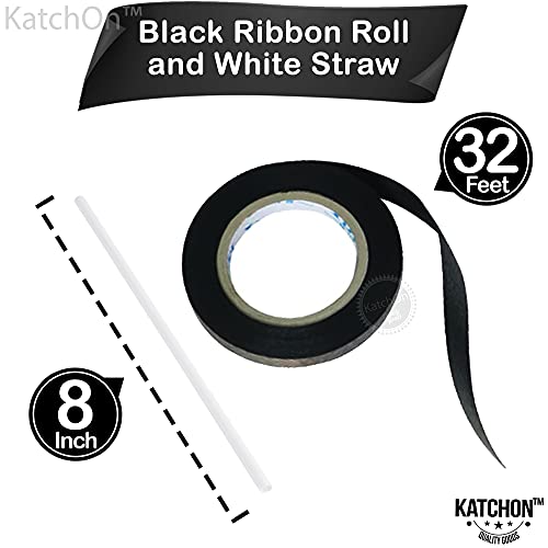 Katchon, Black And White Checkered Balloons - 22 Inch, Pack Of 6 | Large 360 Degree 4D Round Race Car Balloons For Birthday | Checkered Flag Party Supplies | Checkered Flag Balloons | Racing Balloons #TOP4
