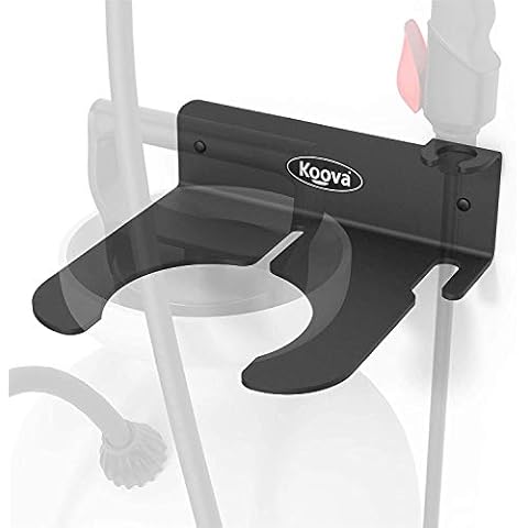 Koova Lawn and Garden Sprayer Holder, Black, Wall Mounted Gardening Accessory and Storage Organizer, Heavy Duty Steel Frame, Easy to Install, Made in The USA Cover